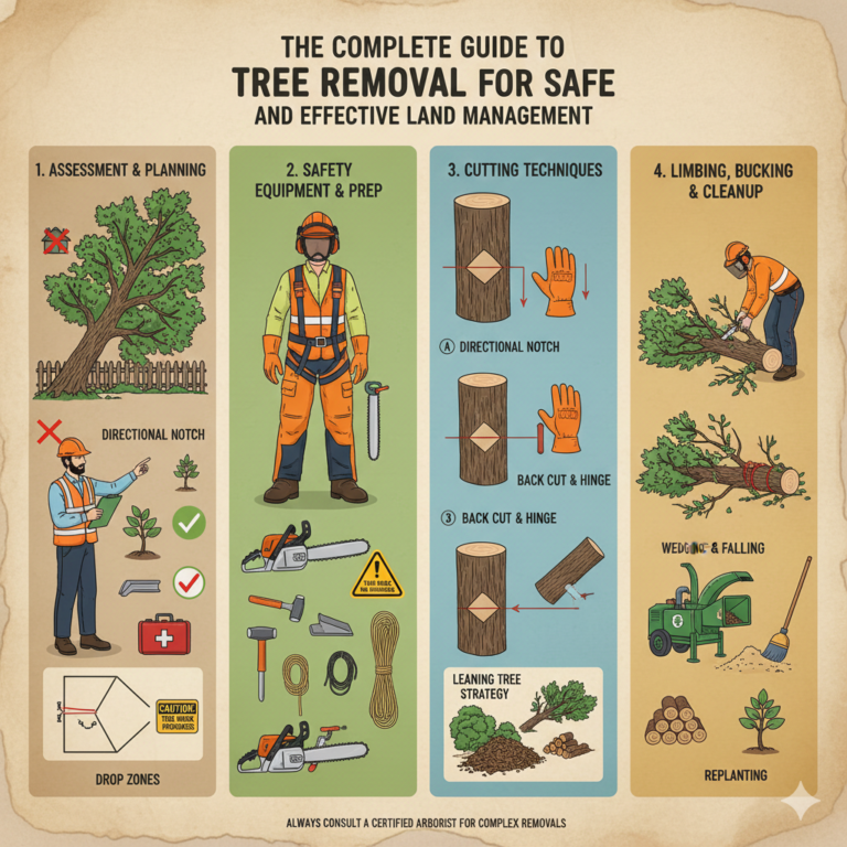 The Complete Guide to Tree Removal for Safe and Effective Land Management