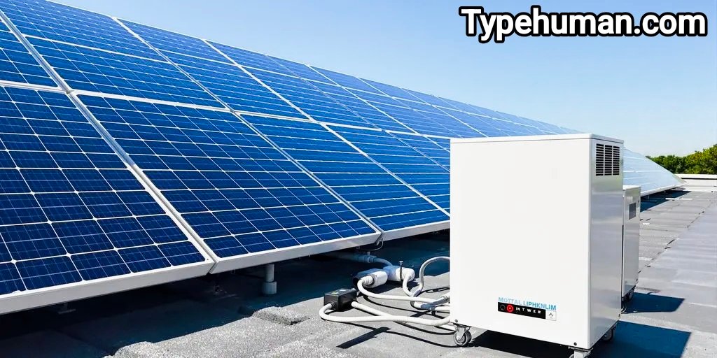 Solar battery installation