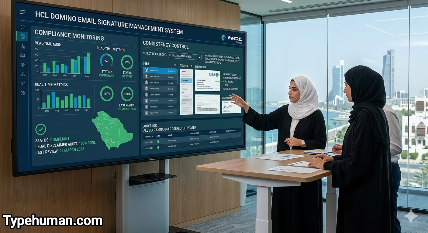 legal email signatures HCL domino