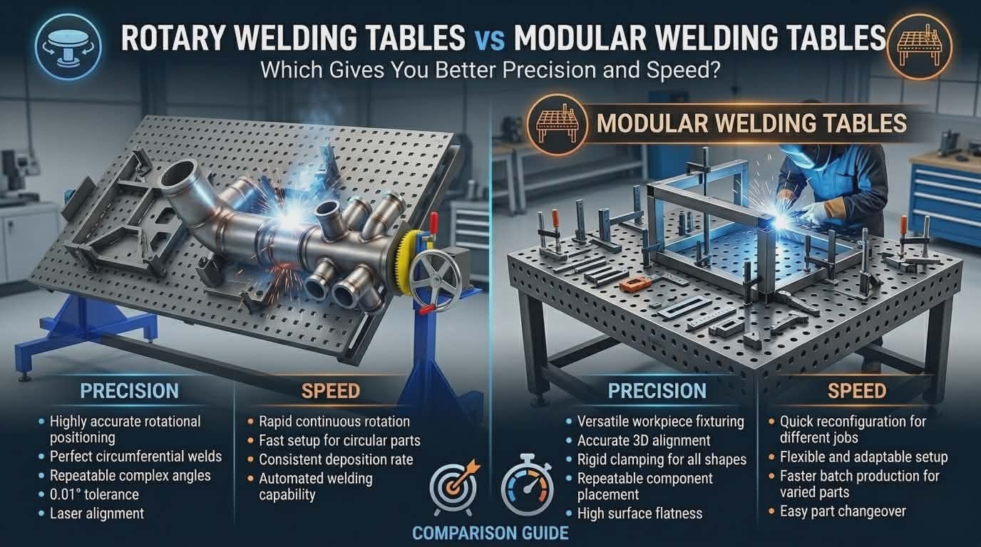 Rotary vs. Modular Welding Tables