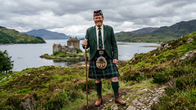 scotland male skirt